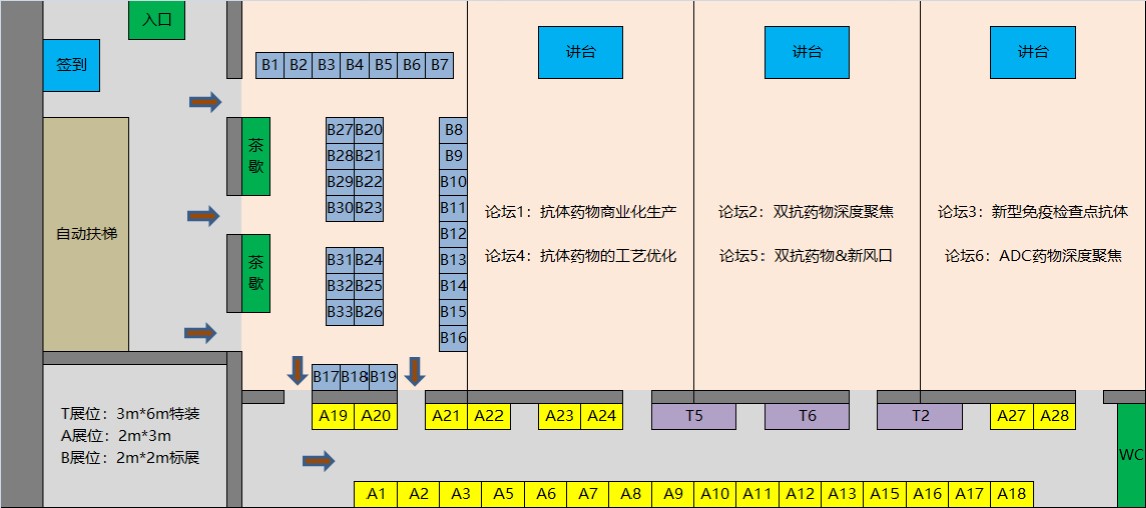 会场平面图